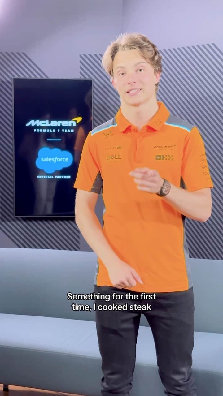 Salesforce のインスタグラム：「@McLaren drivers are just like us fr. 🥹 @LandoNorris @OscarPiastri #F1 #BrazilGP」