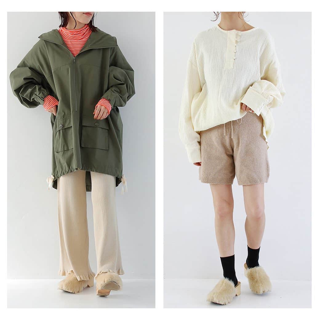 のインスタグラム：「⁡ ⁡ ⁡ ⁡ ⁡ ＼ 好評開催中！ ／ _KNIT FAIR🧶 ニット全品対象 1BUY10%OFF 2BUY20%OFF 11.2(thu) 18:00 ~ 11.13(mon) 12:59 ⁡ ⁡ -———PICK UP-——— ⁡ ✓リブフリルニットパンツ ￥5,940(税込) brown,ivory ⁡ ✓ニットハーフパンツ ￥5,940(税込) beige,ivory ⁡ ————————— ⁡ ⁡ ⁡ #Crisp2023aw #crisp_style #Crisp #クリスプ #ニット #ニットパンツ」
