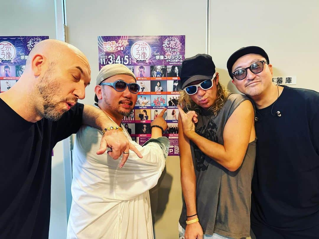 MONKEY MAJIKさんのインスタグラム写真 - (MONKEY MAJIKInstagram)「#宗像フェス2023 まもなくステージです🎙️🎸 ㅤㅤㅤㅤㅤㅤㅤㅤㅤㅤㅤㅤㅤ #monkeymajik」11月4日 16時46分 - monkeymajik_official