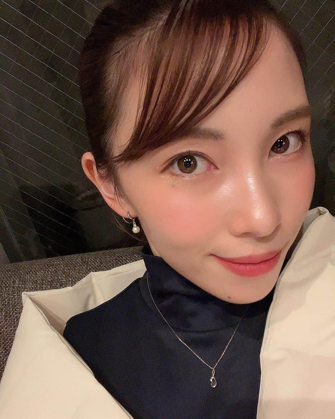 藤原望未さんのインスタグラム写真 - (藤原望未Instagram)「珍しくポニーテールの日✨  とあるレセプションに行かせていただいた時の📸！ たまにはありか？   #ポニーテール  #ミディアムヘアアレンジ  #ミディアムヘア  #ミディアム  #ミディアムボブ  #ヘアアレンジ  #ヘアスタイル  #ヘアアレンジ簡単  #ワンピースコーデ  #ワンピース  #秋コーデ  #冬コーデ  #157cmコーデ  #のんすたいる」11月4日 17時04分 - nozo.mi74