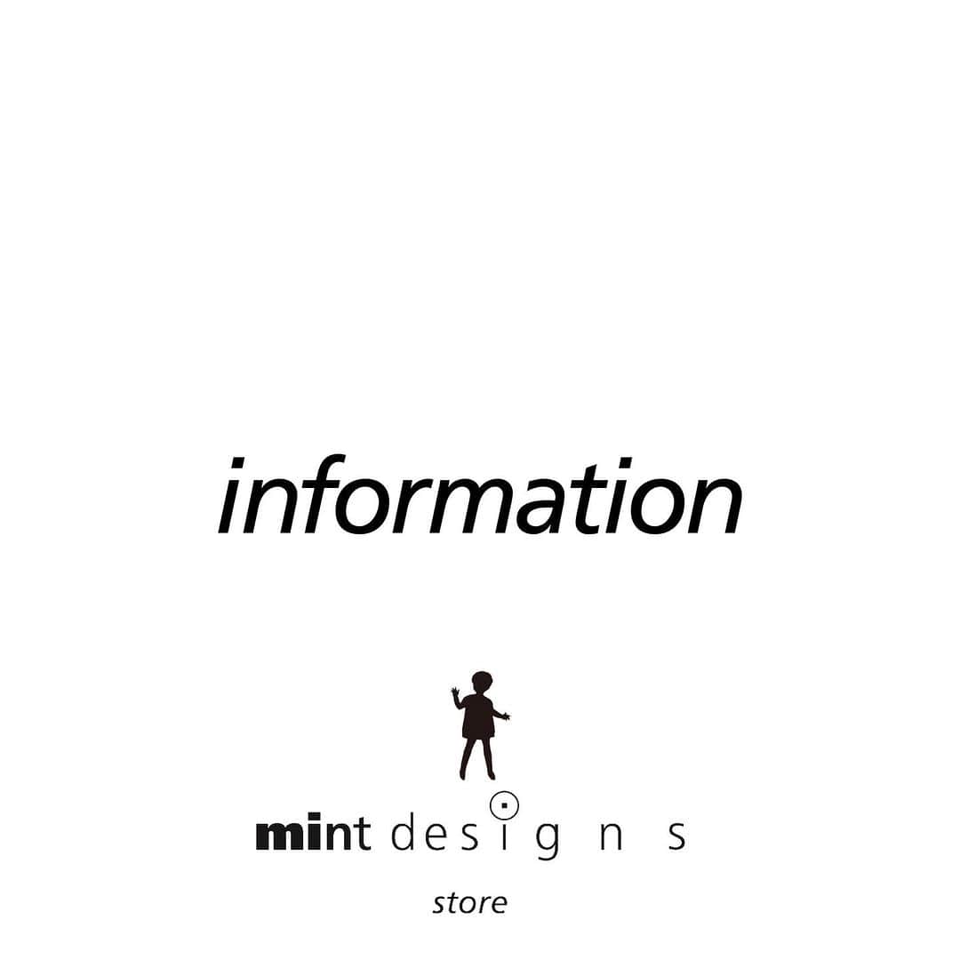 ミントデザインズのインスタグラム：「. 【Shop info】 11月の営業について  ■ミントデザインズ青山店 東京都渋谷区神宮前5-49-5 TEL:03-6427-9906  営業時間　11:00-20:00 定休日　11/22、毎週木曜日 (11/23は通常営業致します)  ■ミントデザインズ京都店 京都府京都市下京区烏丸通塩小路下ル東塩小路町 ジェイアール京都伊勢丹 5階 リ・スタイル内 TEL:075-342-5658  営業時間　10:00-20:00  商品のことや在庫状況など、お気軽に各直営店までお問い合わせくださいませ♪」