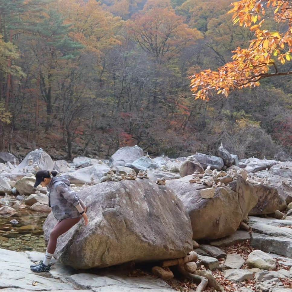 キム・ミンジョンさんのインスタグラム写真 - (キム・ミンジョンInstagram)「세상은 아름답고 , 인생은 고귀하지요.   AUTUMN '23 🍂🚸🥾 #지금여기」11月4日 17時39分 - min_joung_kim