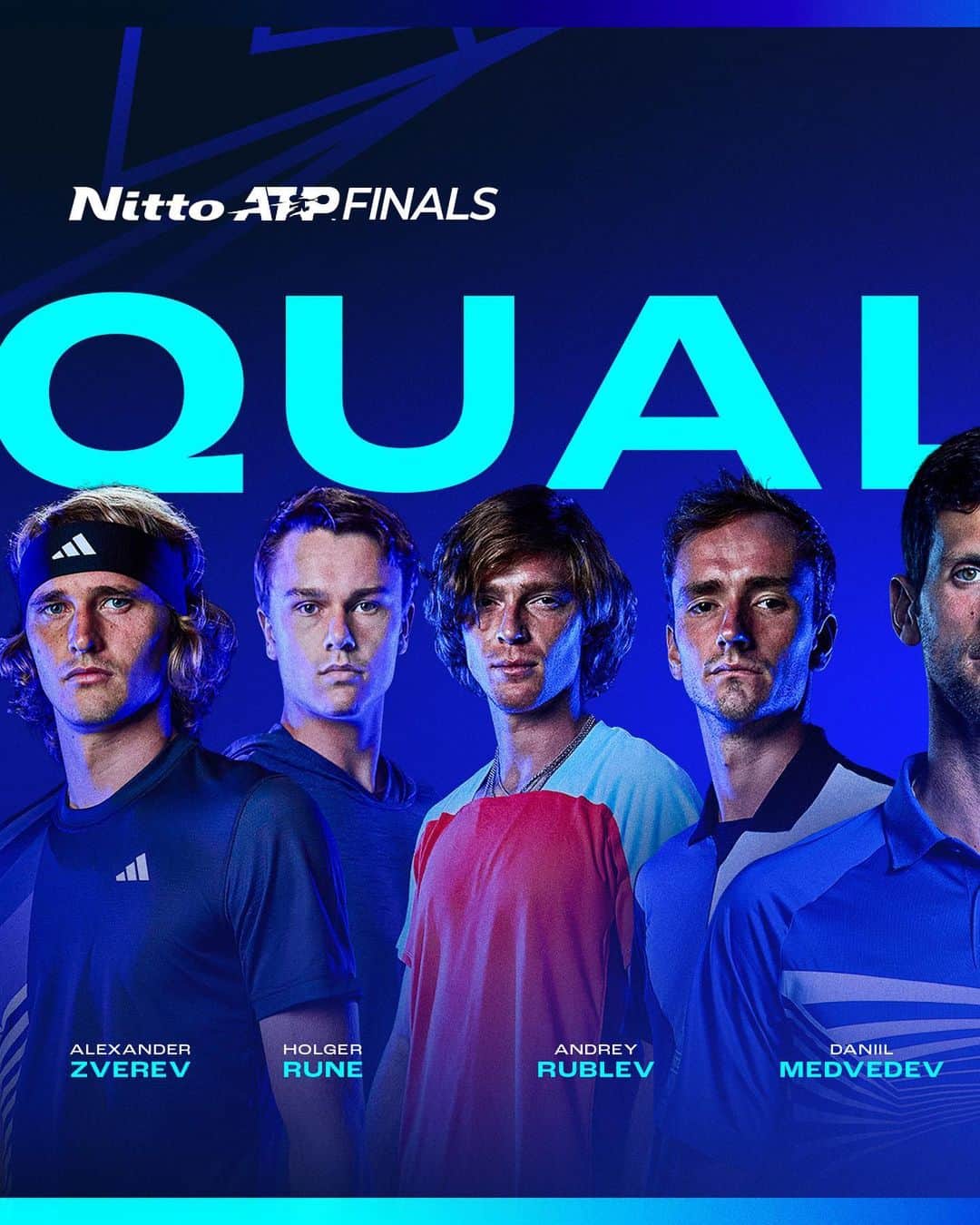ATP World Tourさんのインスタグラム写真 - (ATP World TourInstagram)「The singles field for the 2023 #NittoATPFinals is officially set. 🤩   Who will come out on top? 🏆」11月4日 9時23分 - atptour