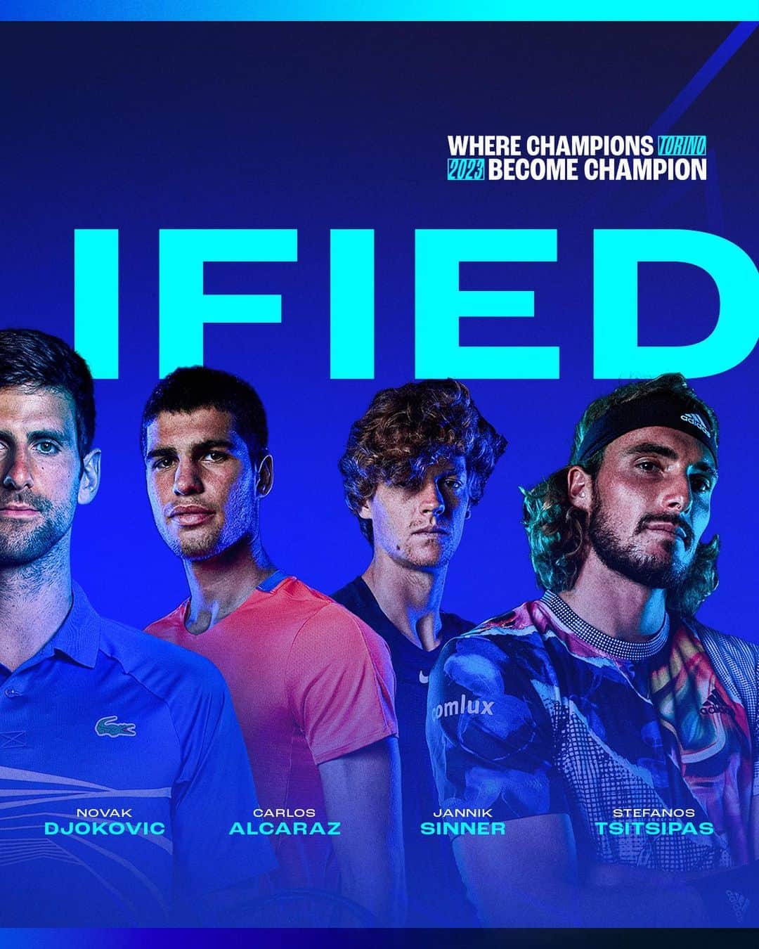 ATP World Tourさんのインスタグラム写真 - (ATP World TourInstagram)「The singles field for the 2023 #NittoATPFinals is officially set. 🤩   Who will come out on top? 🏆」11月4日 9時23分 - atptour