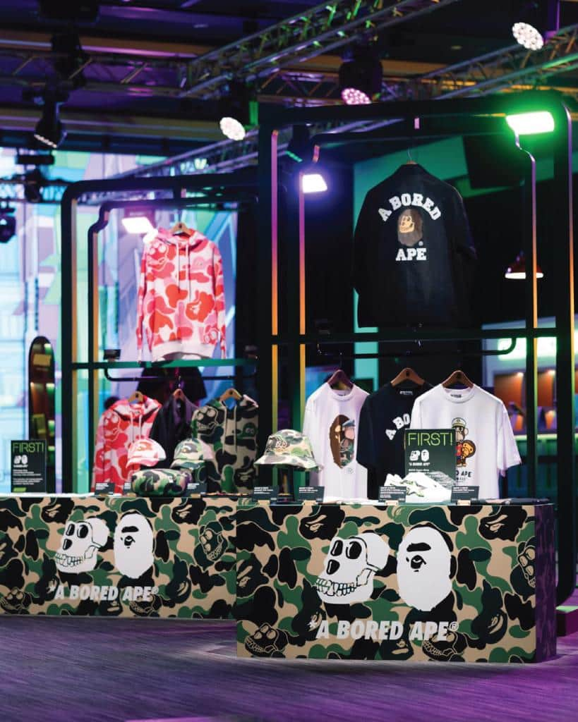 ア ベイシング エイプのインスタグラム：「First look of the BAPE® x BAYC Collaboration at ApeFest Hong Kong 2023.  Exclusive launch at ApeFest, 9AM HKT, Nov 4th. Details of BAPE® Global Launch will be announced soon.  @boredapeyachtclub  #abathingape #bape #BAPExBAYC #ApeFest2023 #BoredApeYachtClub」