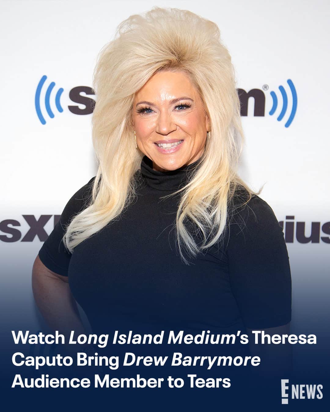E! Onlineさんのインスタグラム写真 - (E! OnlineInstagram)「Theresa Caputo may be a medium, but her impact on Drew Barrymore's audience was huge. Watch the emotional moment at the link in bio. (📷: Getty)」11月4日 11時00分 - enews