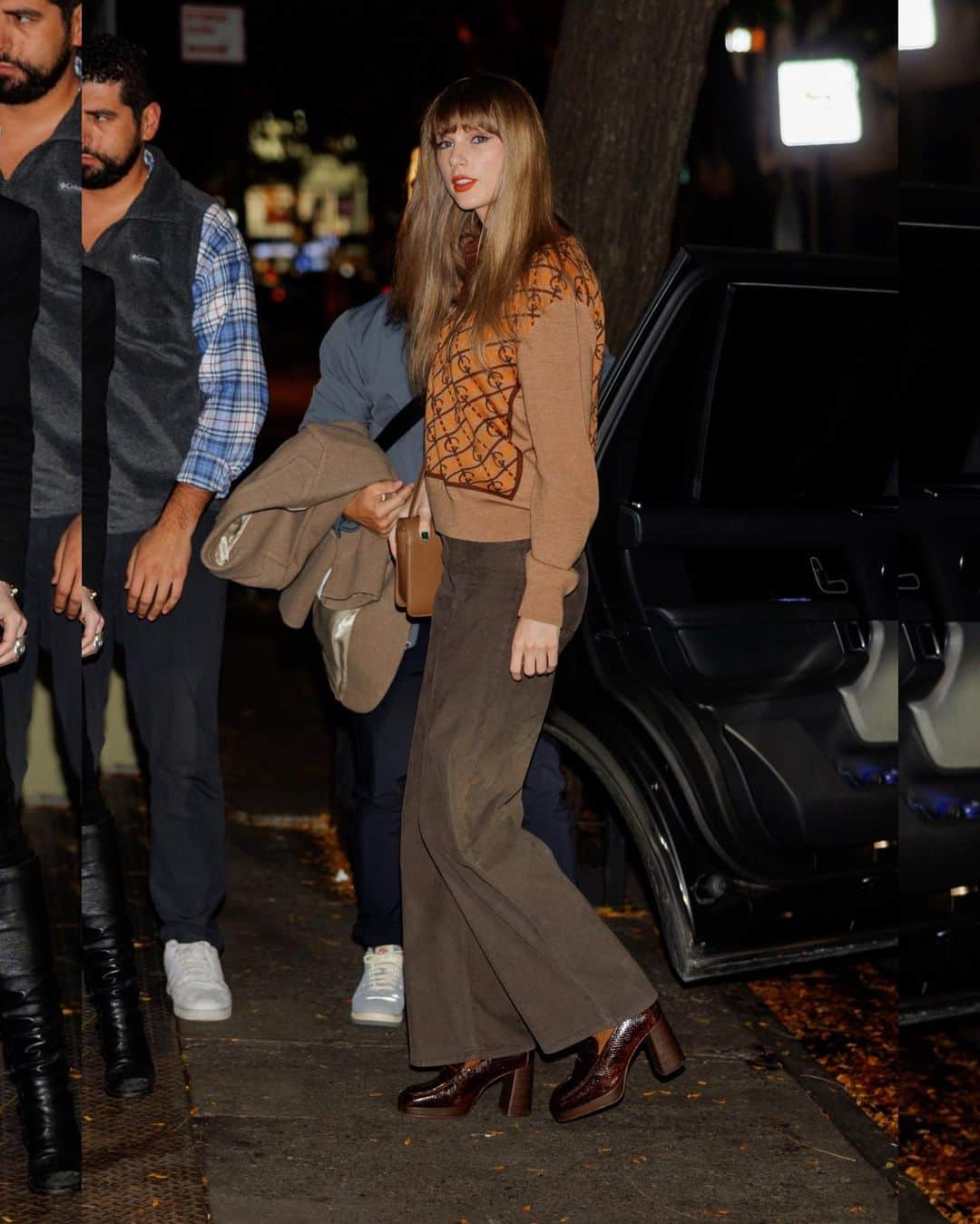 Just Jaredさんのインスタグラム写真 - (Just JaredInstagram)「Taylor Swift looked stylish in autumn attire as she headed out for dinner on Friday night in New York City. Check out JustJared.com for more photos! #TaylorSwift Photos: Backgrid」11月4日 11時02分 - justjared