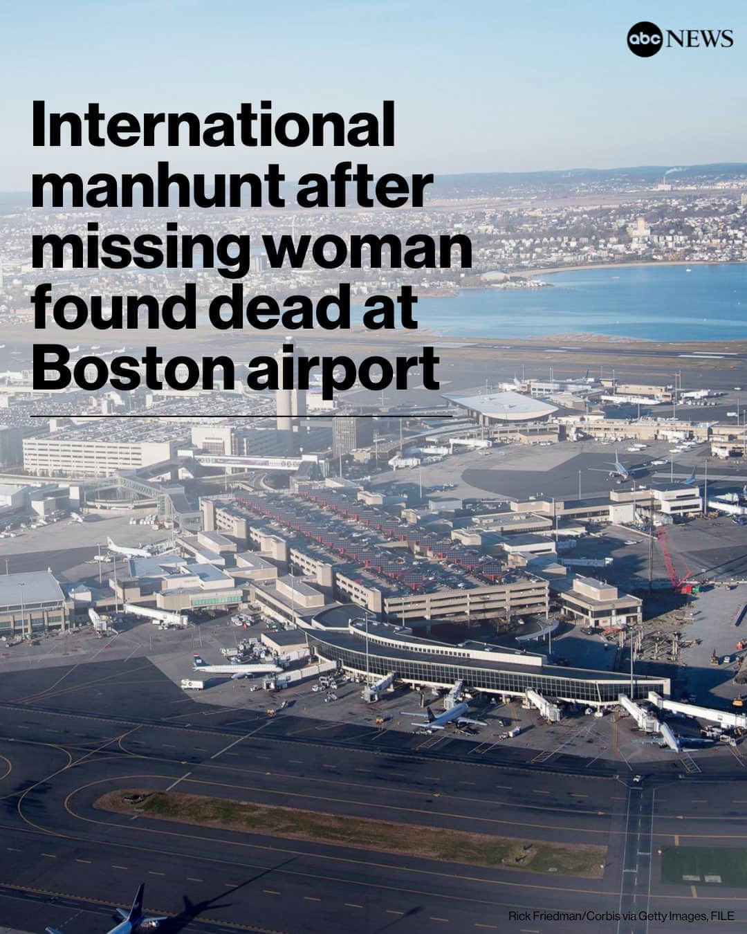 ABC Newsのインスタグラム：「A missing woman who was found dead earlier this week in a parking garage at Boston Logan International Airport was murdered, and authorities say her killer has since boarded a plane to Kenya.  A 40-year-old suspect has been identified by police, who say the pair reportedly knew each other. Massachusetts State Police Detectives have obtained an arrest warrant and say that they are working with Kenyan authorities to locate the suspect.  There is no threat to the public or to Logan Airport travelers and no further information is being released at this time to protect the integrity of the ongoing investigation, police say.  Tap link in bio to read more.」