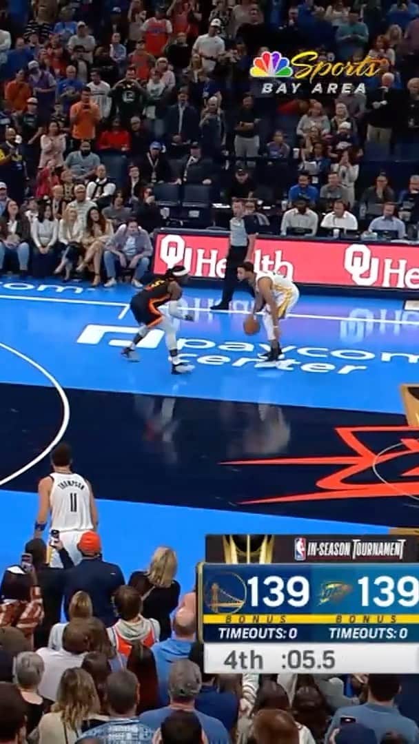 ゴールデンステート・ウォリアーズのインスタグラム：「STEPHEN CURRY FOR THE WIN」