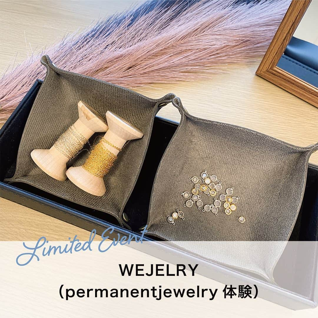 天王寺ミオのインスタグラム：「本日（11/4）、WEJELRY （permanentjewelry体験）を開催中！☆  恋人同士・お友達とお揃いのアクセサリー作りを楽しむ・自分自身へのお守りのようなアクセサリーを作る等、それぞれの想いを込めたアクセサリーがWORKSHOPで体験出来ます。パーマネントジュエリーはご自身のサイズにぴったりと合わせて提案します。取り外す手間がなく便利でシンプルなデザインでありながら美しさを保つことが出来る素材で日常に華やかさをプラスすることができます。一瞬であなただけのアクセサリーが完成する！そんな不思議な体験をお楽しみください。  12月も開催予定！ 皆様のお越しをお待ちしております♪  ーーーーーーーーーーーーーーーーーーーーーーー  【期間】11月4日(土) 【時間】1部　11:00〜13:00（定員6名）／2部　14:00〜16:00 （定員6名） ※ご予約優先 ※席があれば当日受付も可能ですので会場にてご確認ください。 【場所】本館12F ミオホール 【参加費用】5,000円（税込) ※ミオポイント・ミオ駐車場サービスは対象外  Instagramアカウントトップでは、天王寺ミオで開催中のイベントなどを紹介中♪ぜひチェックしてみてね!  #天王寺ミオ #tennojimio #天王寺mio #텐노지미오 #関西 #간사이 #osaka #오사카 #大阪 #tennoji #텐노지 #天王寺 #あべの #abeno #关西 #パーマネントジュエリー#permanentjewelry #ワークショップ #オリジナルアクセサリー #アクセサリー #天王寺ファッション#シルバーアクセサリー #14kgfアクセサリー #海外トレンド  #エターナルブレスレット#パーマネントブレスレット#付けっぱなしアクセサリー」