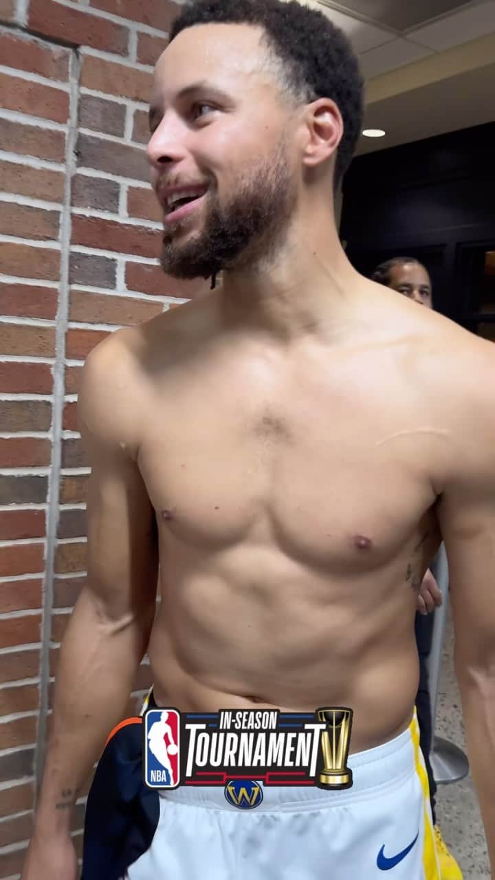ゴールデンステート・ウォリアーズのインスタグラム：「It’s not a regular Friday night… @stephencurry30 (30/8/7) & @cp3 (13 assists) walk off with NBA In-Season Tournament victory!」