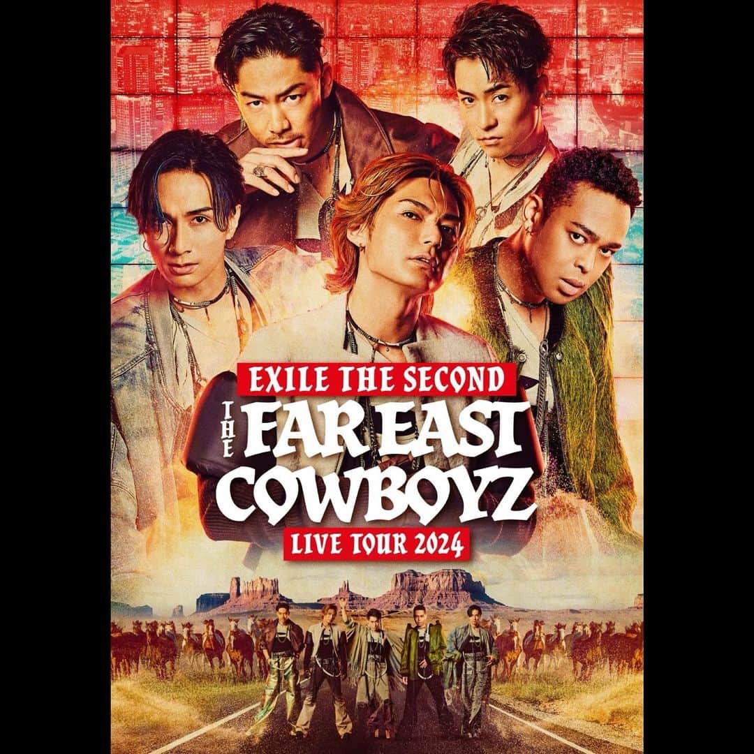 NESMITHのインスタグラム：「６年振りのアリーナツアー開催決定🔥 EXILE THE SECOND LIVE TOUR 2024 「THE FAR EAST COWBOYZ」 お楽しみに🔥🔥🔥🔥🔥 #EXILETHESECOND #６年振りのアリーナツアー #THEFAREASTCOEBOYZ」