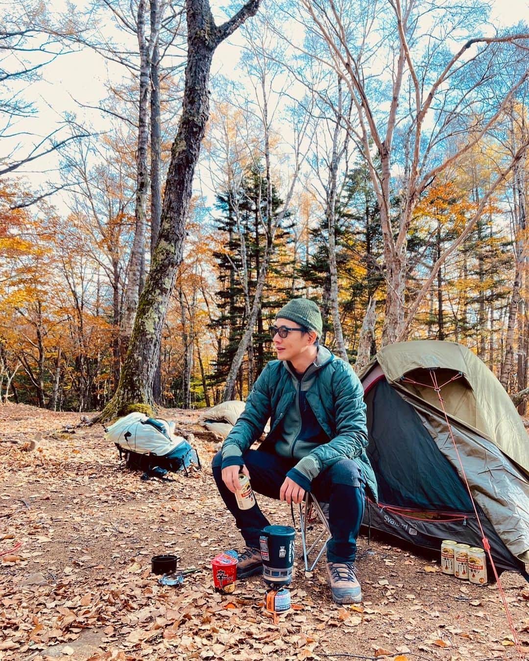 村松拓さんのインスタグラム写真 - (村松拓Instagram)「‘23/10/31→11/1 金峰山テン泊 #金峰山 #オレンジバックパッカーズ #mammut #nordisk」11月4日 15時51分 - takkyun_ncis