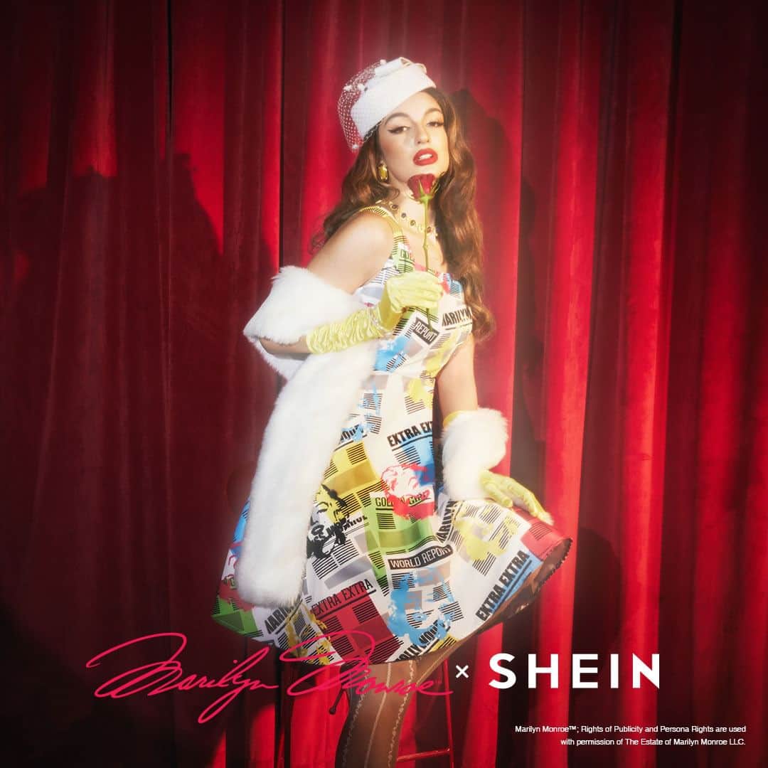 SHEINさんのインスタグラム写真 - (SHEINInstagram)「Celebrate individuality, embrace authenticity, and look stunning in the Marilyn Monroe x SHEIN collection.  #MarilynMonroe #MarilynMonroeXSHEIN #Marilyn #SHEIN #SHEINCollabs」11月5日 2時00分 - sheinofficial