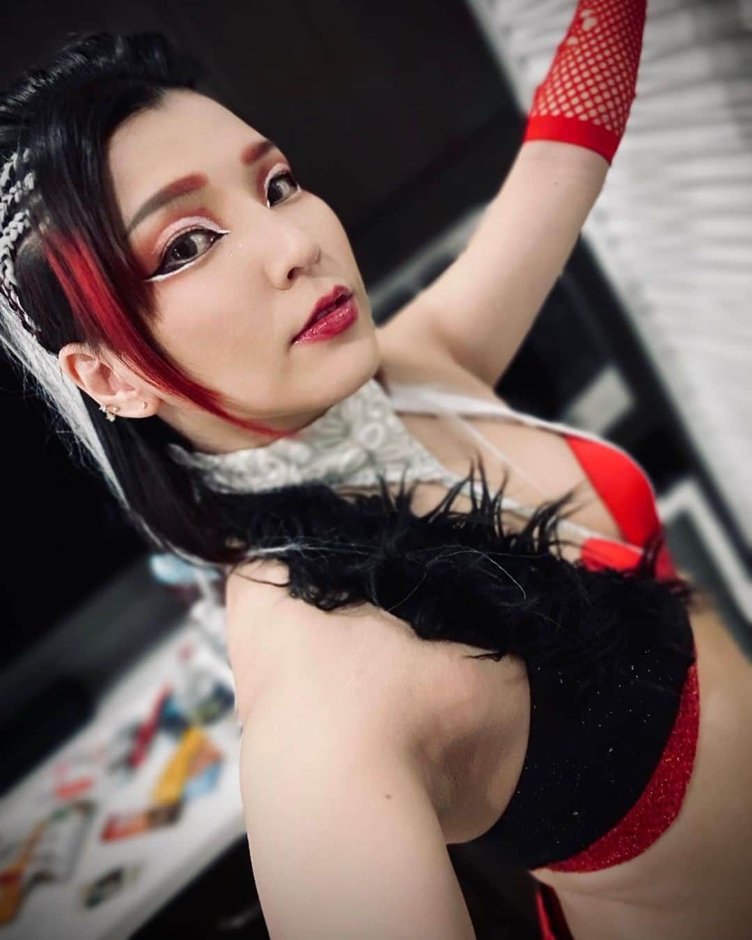 志田光のインスタグラム：「🔥🔥　  #hikarushida #AEW #魔界」