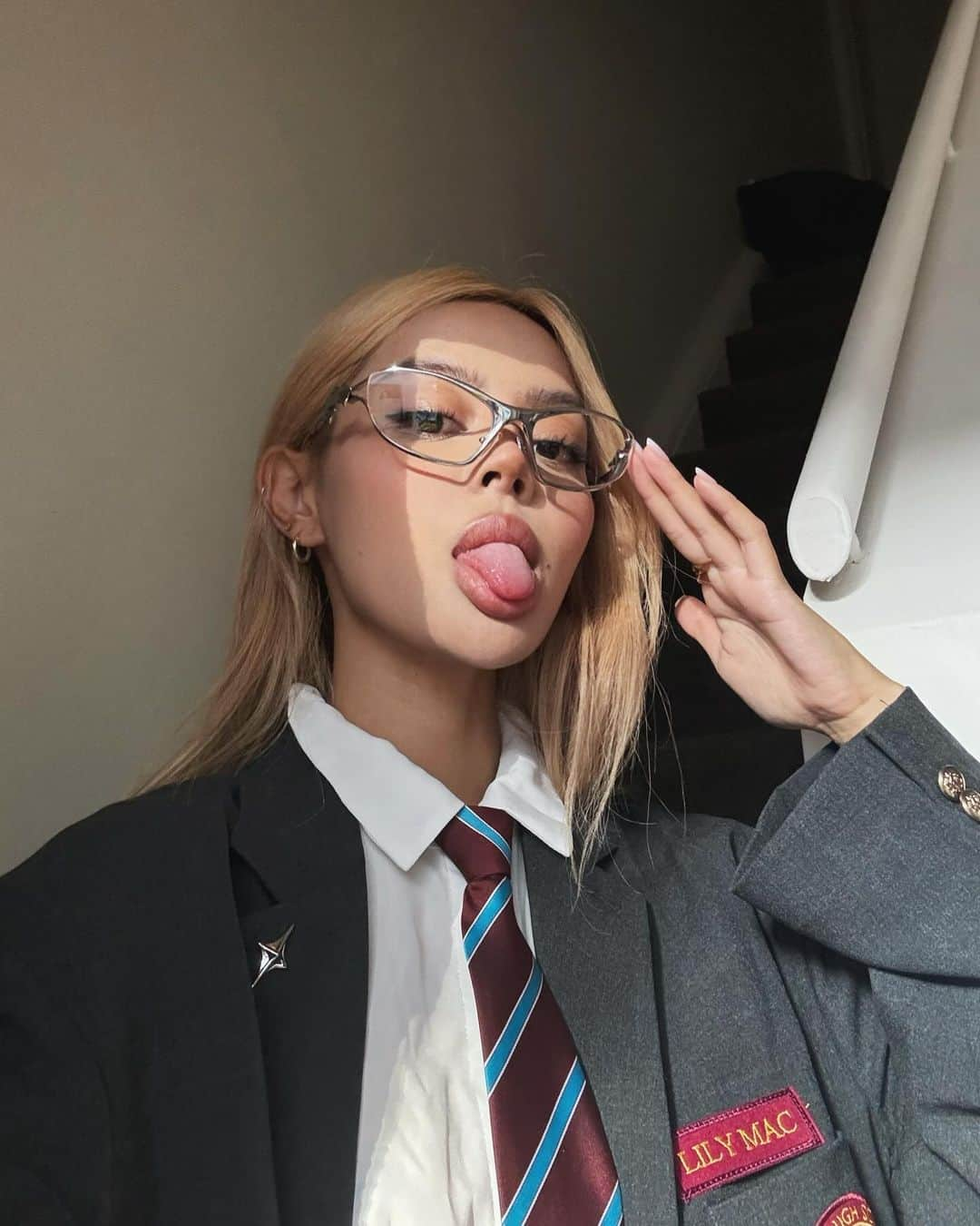 リリーマイマックさんのインスタグラム写真 - (リリーマイマックInstagram)「Class president @gentlemonster 🤓」11月4日 18時54分 - lilymaymac