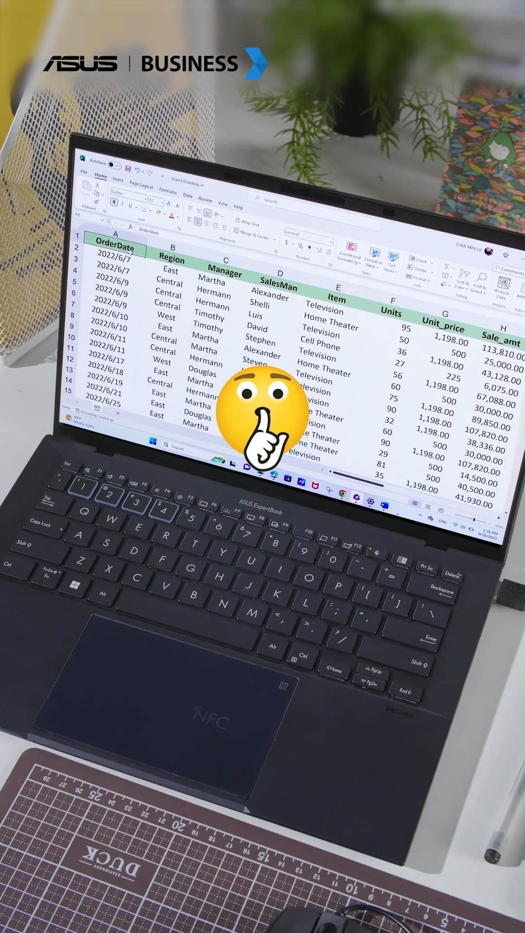 ASUSのインスタグラム：「When your boss asks you to encrypt those confidential documents... here’s what you should do!   Work smart with ASUS Business!  #ASUS #ASUSBusiness #UpgradeToIncredible #ExpertBook」