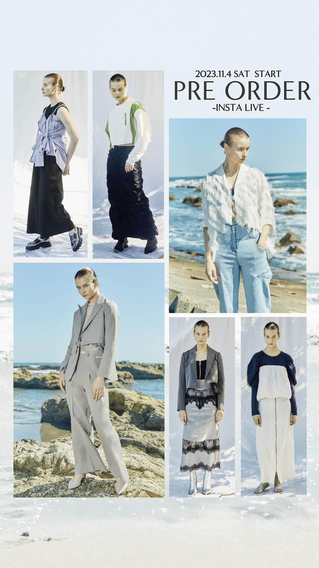 AULA AILAのインスタグラム：「・INFORMATION AULA AILA OFFICIAL WEB STOREにて、2024 SPRING & SUMMER COLLECTION先行予約会をSTART！  【開催期間】 11/4sat〜11/7tue 12:00  期間中ご予約いただいたお客様に、ポイント20倍をプレゼントいたします。 この機会に是非ご覧くださいませ。」