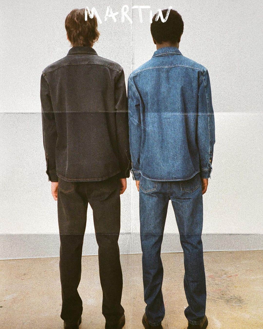 アーペーセーのインスタグラム：「Your A.P.C. uniform.   The Martin jeans take cues from '90s styles. They're made from stonewashed denim and are cut for a classic straight-leg fit, so they're the perfect all-rounder.  #APCParis #APCdenim」