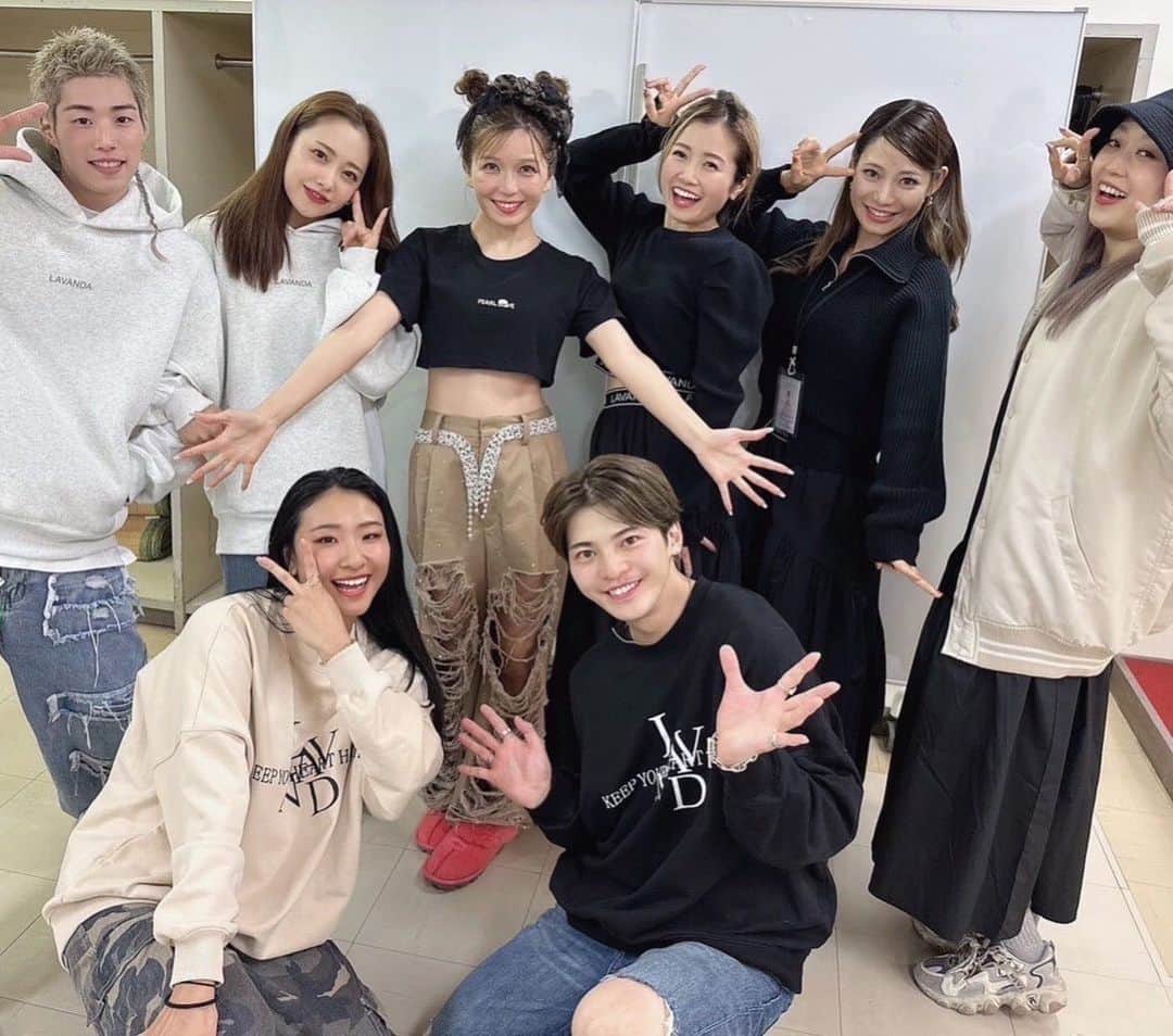 田尻恭香のインスタグラム：「#LAVANDA コーデな最近🦙♥♥ みんなで一緒に嬉しい~~☺️」