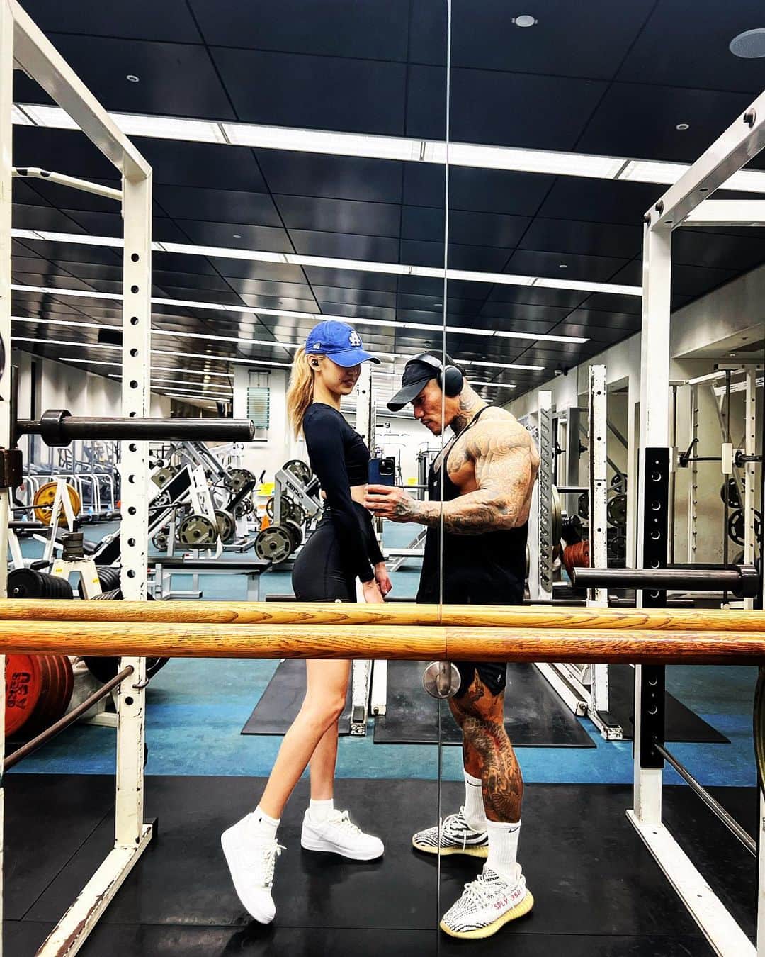 中村直輝のインスタグラム：「#trainingday ❤️💙」
