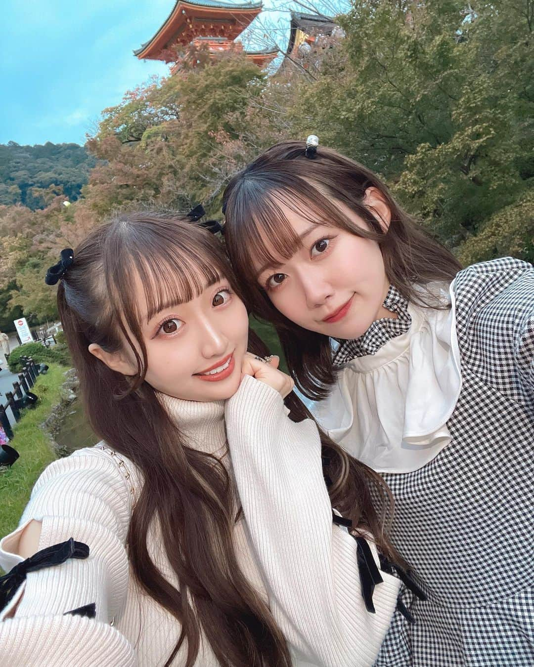 星野麻里愛さんのインスタグラム写真 - (星野麻里愛Instagram)「京都いってきた~！🐻 最近いっぱいおでかけしてる~！  #京都#清水寺#京都観光#清水寺⛩」11月4日 20時16分 - maria.pink28