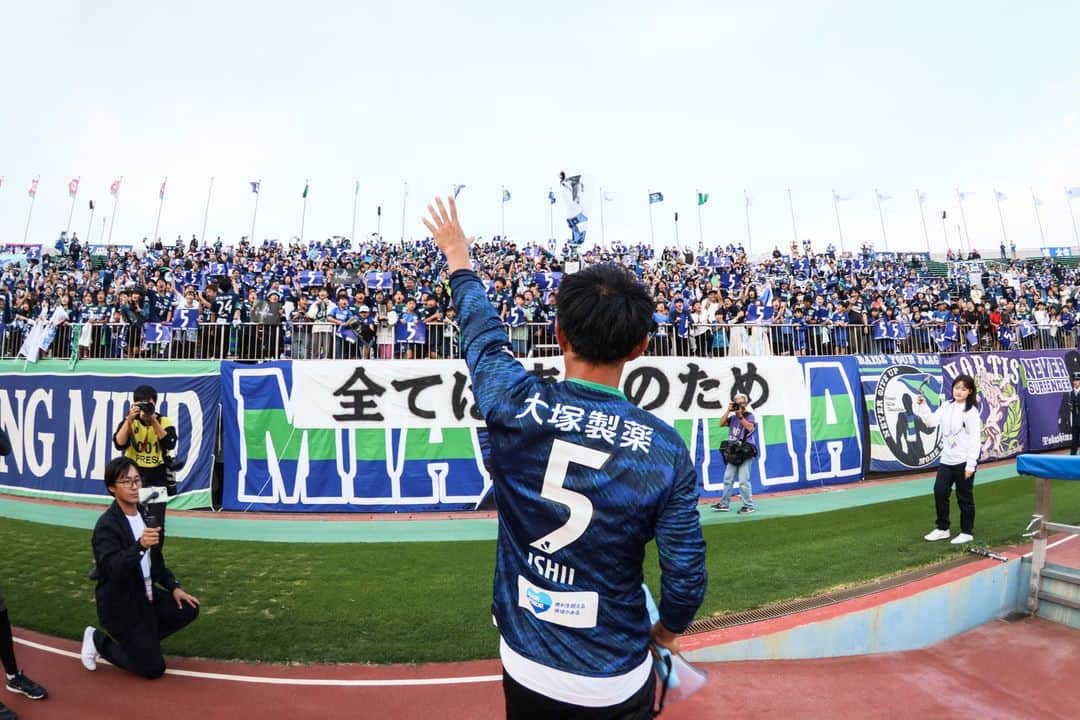 徳島ヴォルティスのインスタグラム：「#チャンさんありがとう  残り1試合。チャンさんと共に。  #徳島ヴォルティス #vortis #jleague #football」