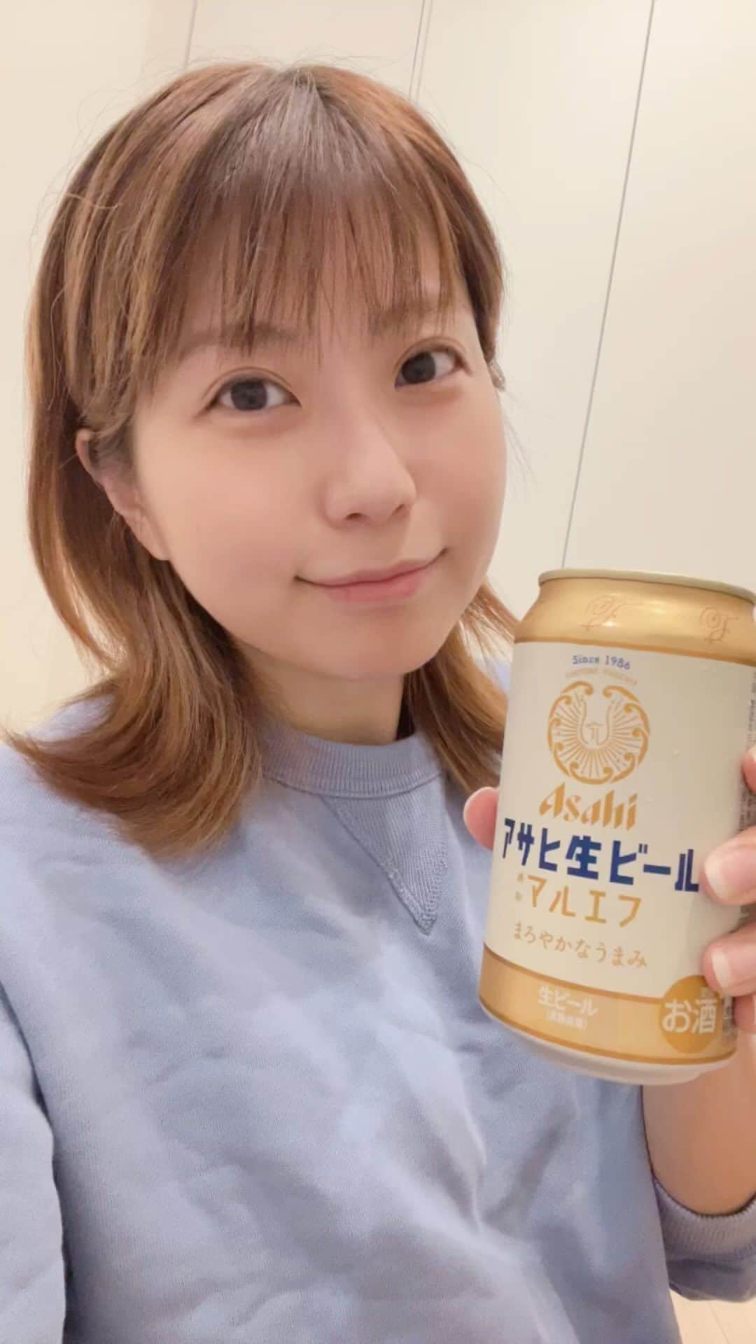 天野麻菜のインスタグラム：「ビール女子。3651」