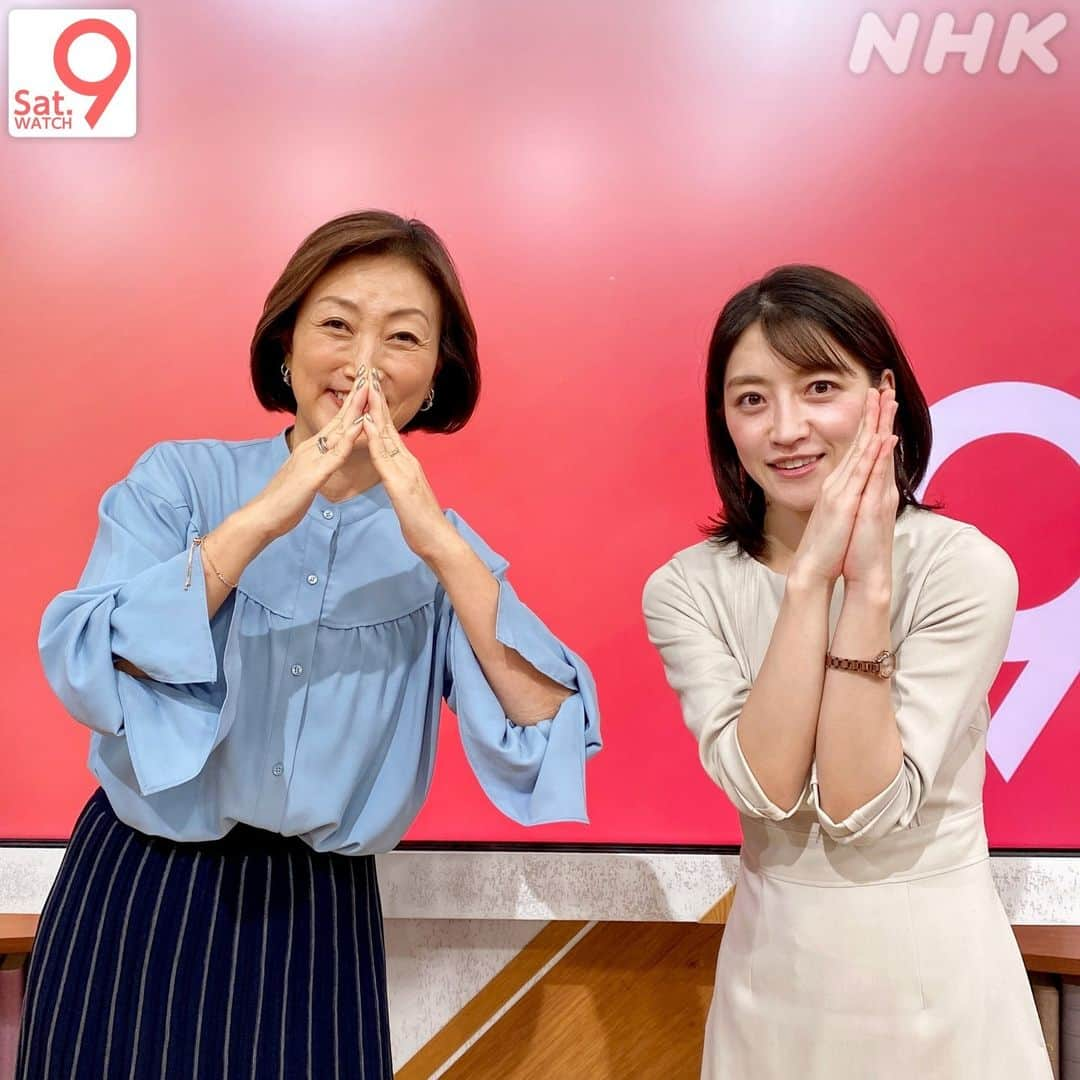 NHK「ニュースウオッチ９」さんのインスタグラム写真 - (NHK「ニュースウオッチ９」Instagram)「今週もありがとうございました  ゲストの #田中ウルヴェ京 さんと📸  11月4日の #サタデーウオッチ９   ✅最新“AIアート” ✅広がる芸術の新しい楽しみ方  などAIの活用について たくさんお届けしました」11月4日 22時12分 - nhk_nw9