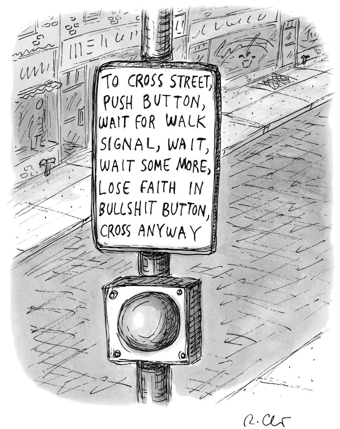 のインスタグラム：「A cartoon by @rozchast, from 2018. #NewYorkerCartoons」