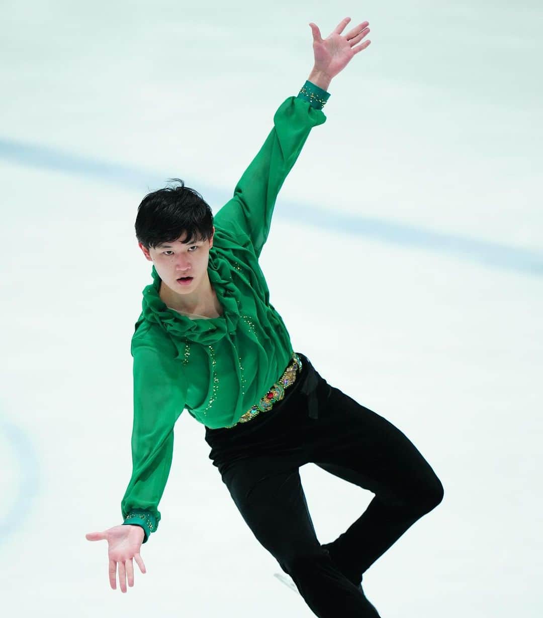 スポニチ写真部　公式のインスタグラム：「〈フィギュアスケート東日本選手権　男子フリー〉長谷川一輝（撮影・長久保　豊）」