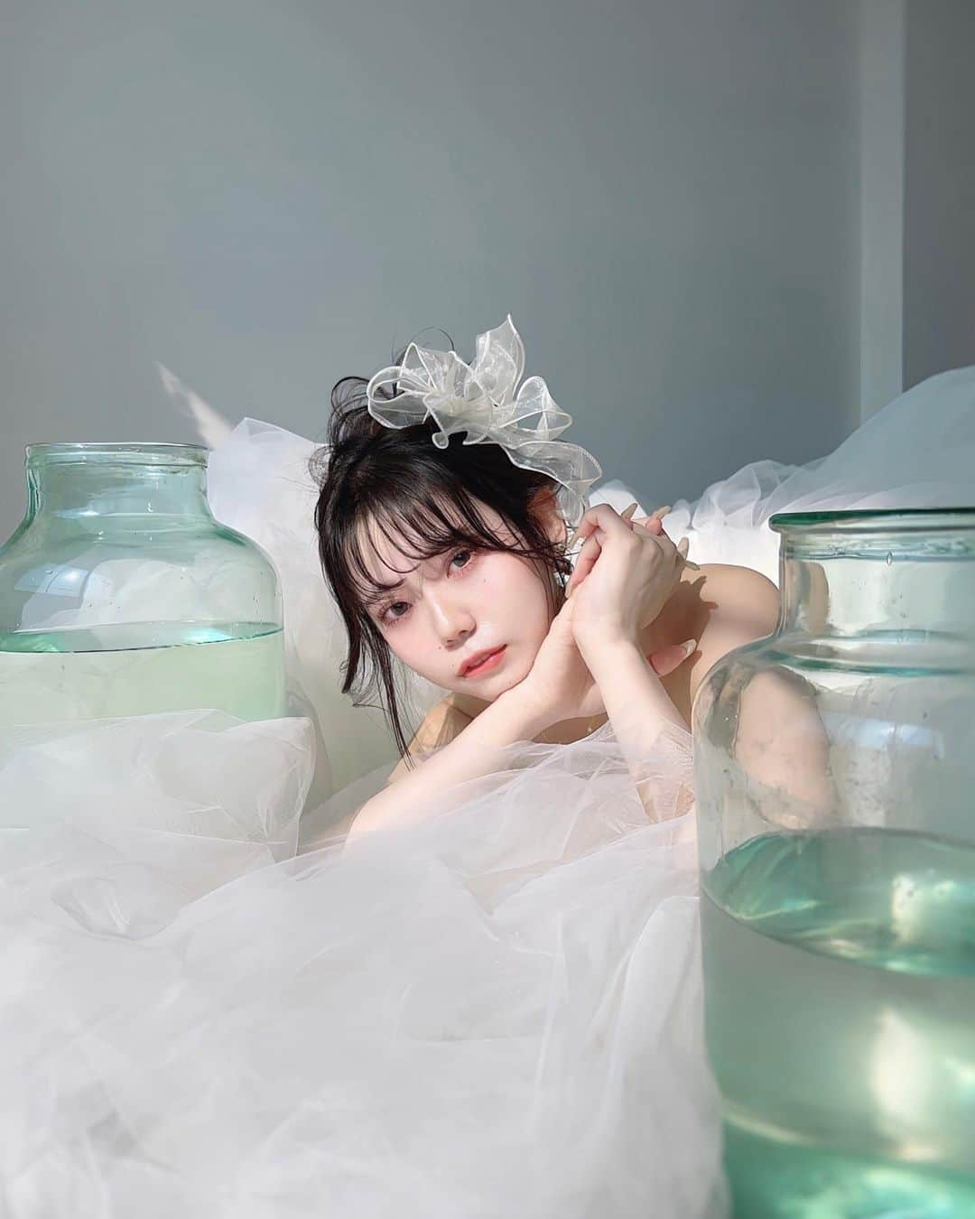 yunappleeeのインスタグラム：「𐬹 𐬹 🧼🫧  model @suzu87_n  hair @kousukekawaguti  photo @yunappleee   #ゆなぴく 撮影ご依頼はDMまで𓂃❋  #撮影 #福岡#fukuoka#名古屋#岐阜 #撮影モデル #写真好きな人と繋がりたい#wedding #前撮り#ドレス#被写体募集」