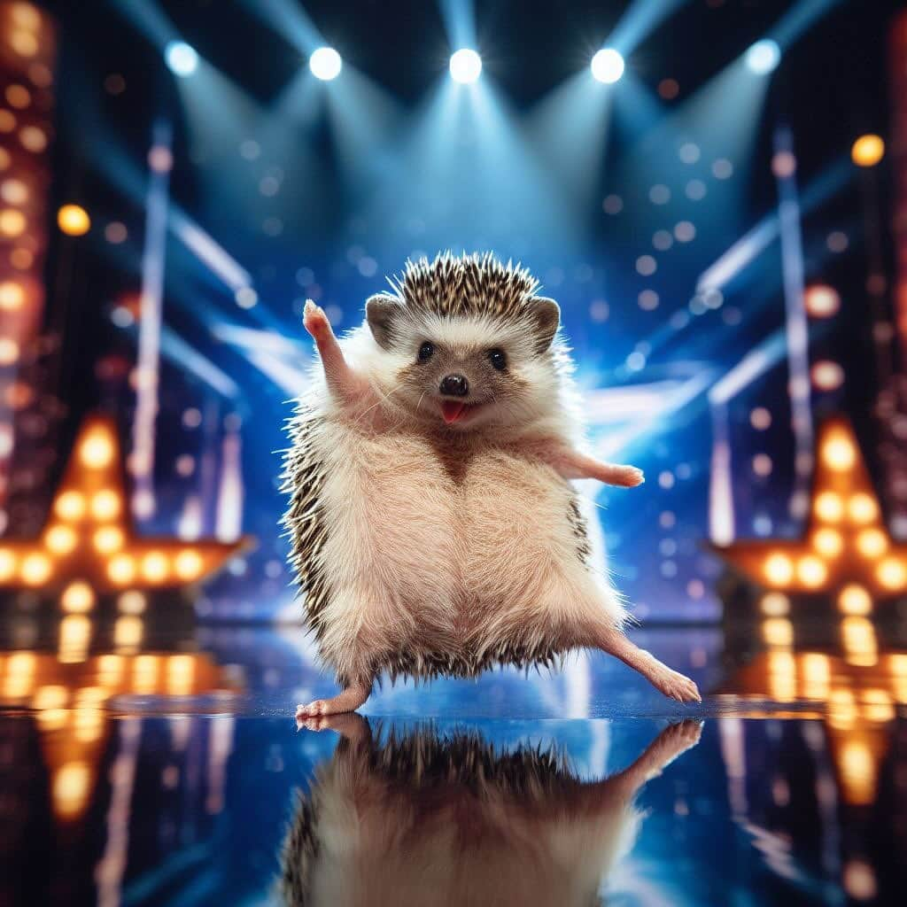 ダーシーさんのインスタグラム写真 - (ダーシーInstagram)「Amazing Hedgies‼️🕺🕺🕺 Winner is…⁉️🏆✨  #aiart#agt#bgt#hedgehog#hedgie#cuteanimals#flyinghedgehogs#ハリネズミ#はりねずみ#igel#hérisson#riccio#erizo#고슴도치#刺猬」11月4日 22時52分 - darcytheflyinghedgehog