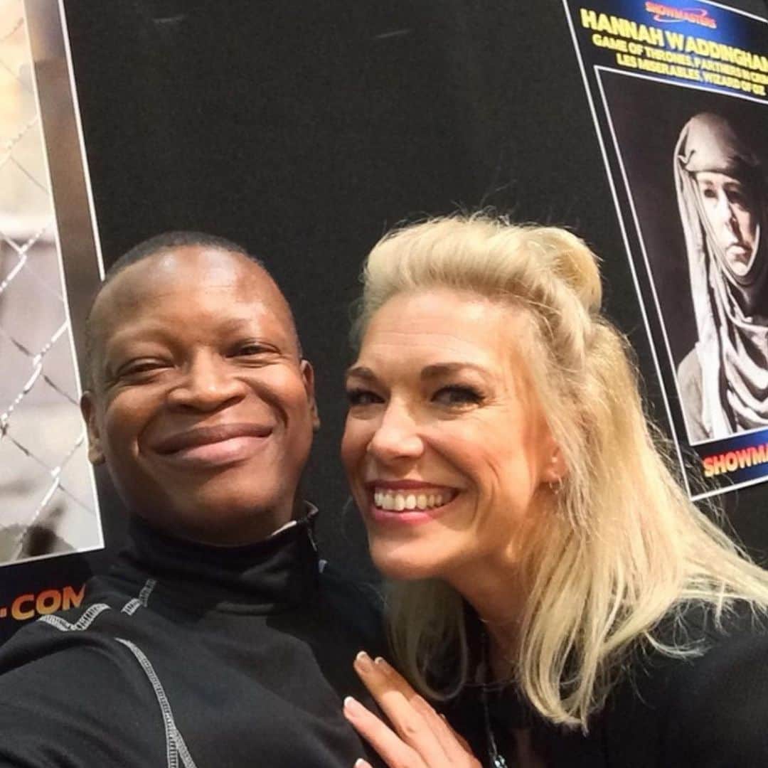 ラリー・ギリアード・Jrのインスタグラム：「Wheneth I hath fanboyeth! 1) Hannah Waddingham 2) Alice Cooper 3) Patrick Stewart 4)Hulk Hogan 5)Nichelle Nichols 6)Walter Koenig 7)William Shatner 8)Billy D. Williams 9)George Wendt 10)Alan Cumming #geekingout #fanboying」