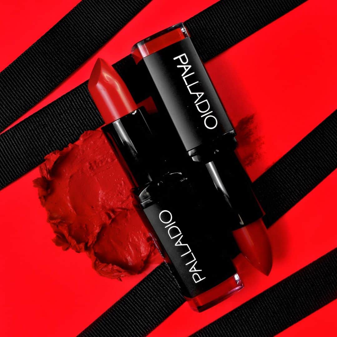 Palladio Beautyのインスタグラム：「"The perfect holiday red lipstick doesn't exi..." YES IT DOES!  Ready for the holidays? get it now! www.palladiobeauty.com  #palladiobeauty #HolidayCampaigns #holidayseason #christmasmakeup」