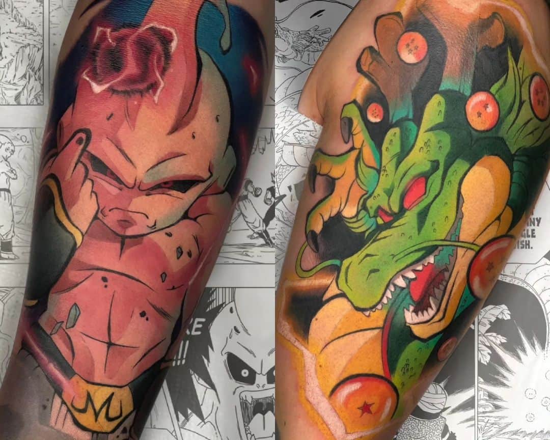 鳥山明（ファンアカウント）さんのインスタグラム写真 - (鳥山明（ファンアカウント）Instagram)「Follow @nagara_senpai_tattoo_ and check out his incredible #artwork of #DragonballTattoos . Which #Tattoo is your favorite? #鳥山明   #ドラゴンボール  #ドラゴンボールZ  #ドラゴンボール超 #ドラゴンクエスト  #クロノトリガー #悟空 #ベジータ  #アニメ  #マンガ  #日本 #AkiraToriyama  #バードスタジオ #集英社 #Dbz #Dbs #Dragonball #Dragonballz #Goku #Vegeta #dragonballsuper #Broly #Trunks #dragonballtattoo #Gohan」11月5日 0時16分 - akira.toriyama