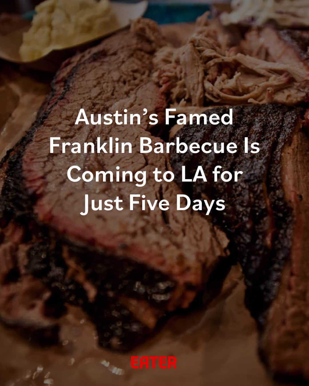 Eater LAさんのインスタグラム写真 - (Eater LAInstagram)「Texas barbecue powerhouse Franklin Barbecue is collaborating with LA’s HomeState on a brisket breakfast taco from November 8 to 12. Dubbed the Franklin, expect chopped smoked brisket finished with garlic tallow and tucked in HomeState’s celebrated flour tortilla with scrambled eggs, cheddar, and chile de arbol salsa.   The taco will only be available in person at HomeState’s original location on Hollywood Boulevard, so expect lines, just like at Franklin Barbecue. Click the link in bio for the full report from Eater LA lead editor Matthew Kang (@mattatouille).  📸: Franklin Barbecue」11月5日 1時01分 - eater_la
