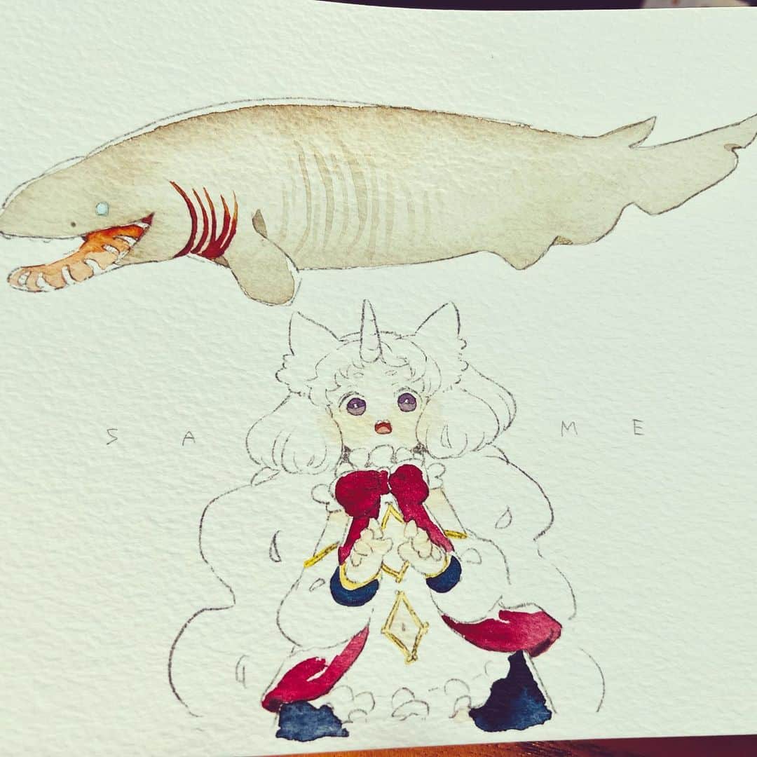 ぱた（Pata）のインスタグラム：「#シュピラーレの角継ぎ  おおきなおくちね」