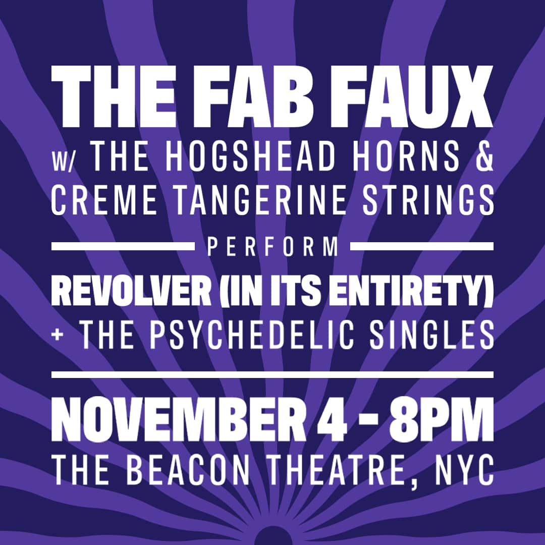 ウィル・リーさんのインスタグラム写真 - (ウィル・リーInstagram)「🎶 TONIGHT: A Night of Musical Magic! 🎶  Join us at The Beacon Theatre in NYC for an unforgettable experience on November 4th. THE FAB FAUX, with The Hogshead Horns and The Creme Tangerine Strings, will take you on a mesmerizing journey through "Revolver" in its entirety, along with the captivating Psychedelic Singles. 🌟🎤  Don't miss this incredible show! Get your tickets for tonight - the link is in my bio!  Let's come together and celebrate the timeless brilliance of The Beatles. See you there! 🎸🥁🎶   #thefabfaux #revolver  #livemusicnyc #thisboyslife」11月5日 0時55分 - unclewilllee