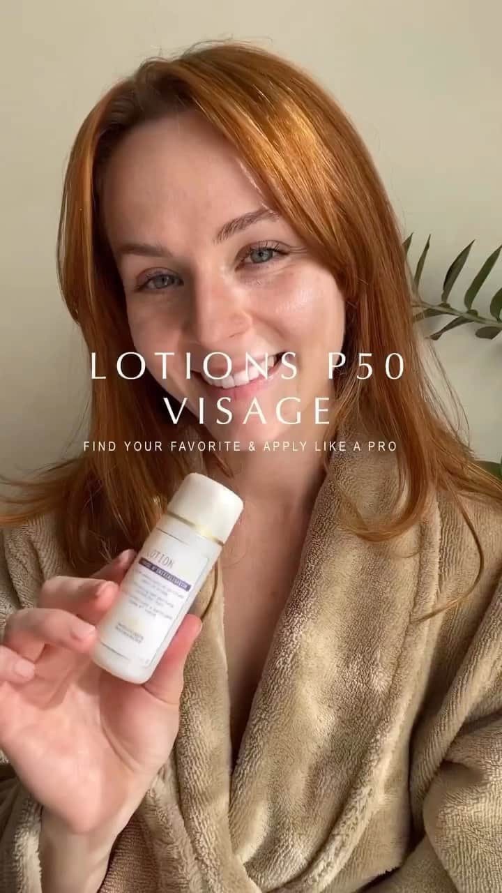 biologique_recherche_bakuのインスタグラム：「Какой фаворитный лосьон Lotion P50 ✨✨✨ вам больше всего нравится?  Лосьоны P50 мягко обновляют кожу в течение 50 дней — «P» означает пилинг, а «50» — 50 дней, что соответствует примерно двум эпидермальным циклам, обеспечивая мягкий, но эффективный процесс отшелушивания.  Отшелушивание, обеспечиваемое лосьонами P50, происходит благодаря коктейлю гидроксикислот.  Все версии содержат комбинацию отшелушивающих средств AHA, BHA и PHA: молочную кислоту, яблочную кислоту, лимонную кислоту, салициловую кислоту и глюконолактон, которые действуют как химический отшелушивающий агент.    🩵 Лосьон Р50: Самая чистая и сильная формула отшелушивающих лосьонов. Кроме того, эта версия содержит особые активные ингредиенты, такие как лук, уксус и мирра, обладающие очищающими, тонизирующими и антисептическими свойствами. Благодаря своему составу и высокой концентрации кислот Лосьон P50 подходит только для толстой кожи Instants® со склонностью к себорее.  🩵 Лосьон Р50 V : Версия лосьона P50, специально разработанная с добавлением витаминов и экстрактов грецкого ореха, которые защищают от процесса старения и питают эпидермис.  Антиоксидантные ингредиенты этого лосьона делают его подходящим для более зрелой кожи и/или кожи Instants®, лишенной тонуса.  🩵 Лосьон P50W: Имеет более мягкий подход, а также специально разработан с использованием арники из-за ее противовоспалительных и заживляющих свойств, оказывающих успокаивающее действие на кожу. Эта мягкая версия подходит для более тонкой и чувствительной кожи Instants®.  🩵 Лосьон P50 PIGM 400: Обогащен как отшелушивающими активными ингредиентами лосьона P50, так и осветляющими веществами и антиоксидантами серии PIGM400. Благодаря сочетанию флавоноидов и экстрактов васаби эта версия также помогает регулировать синтез меланина, бережно относясь и защищая кожу. Идеально подходит для Skin Instants® с тусклым цветом лица и гиперпигментированными пятнами.」