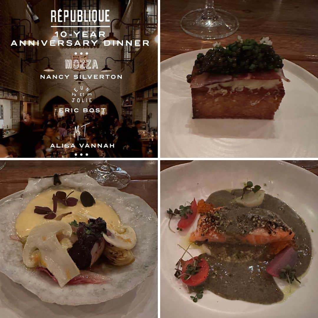 エイドリアン・ゴンザレスのインスタグラム：「Just had two of the best meals I have ever had these last two days. Thursday @republiquecafebakery & Friday @kinkan_la 😋 Thank You @nancysilverton @osteriamozza & @chef_nanyimcharoen」