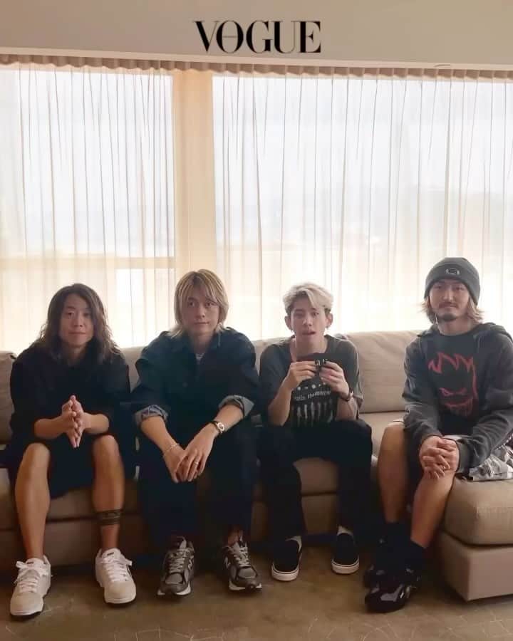 ONE OK ROCK WORLDのインスタグラム：「- ◇Interview from @voguehongkong the day before the Luxury Disease Asia Tour in Hong Kong was cancelled due to the typhoon.  Check the full interview → https://www.voguehk.com/en/article/celebrity/one-ok-rock-interview/  〈Summary& Translation/ @oneokrockworld〉  - #oneokrockofficial #10969taka #toru_10969 #tomo_10969 #ryota_0809 #luxurydisease#luxurydiseaseasiatour2023#hongkong#vogue#voguehongkong」