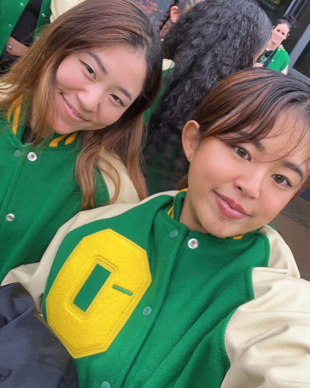 長野未祈さんのインスタグラム写真 - (長野未祈Instagram)「Home is where the field is 🏈 🦆 💛🍂 🍁 🌧️ #goducks #uowomeninflight #感謝」11月5日 12時29分 - minorinagano