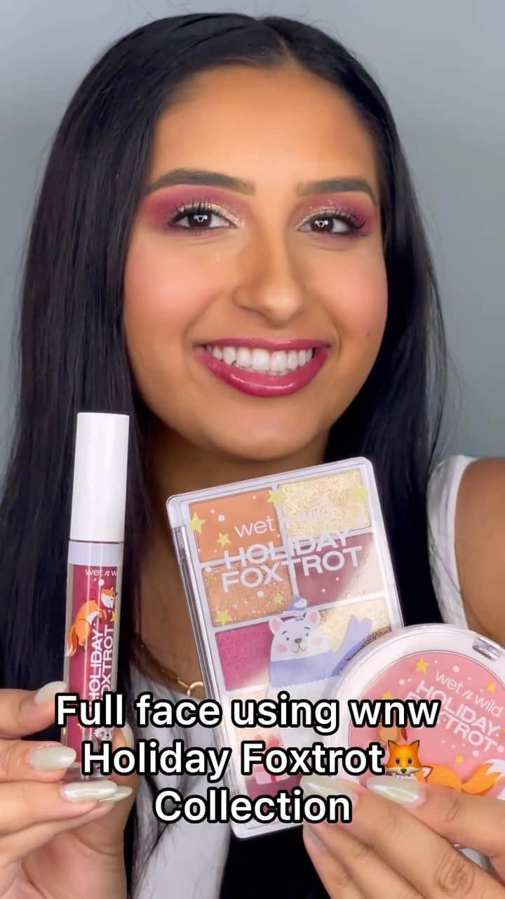 wet'n wild beautyのインスタグラム：「Sweeter than sugar plum 🍇  Get this look with the Holiday Foxtrot collection 🦊 🦉 🐻‍❄️🐦⁠ ⁠ Get the #HolidayFoxtrot collection ONLY at @UltaBeauty (online & in-store) #crueltyfree」