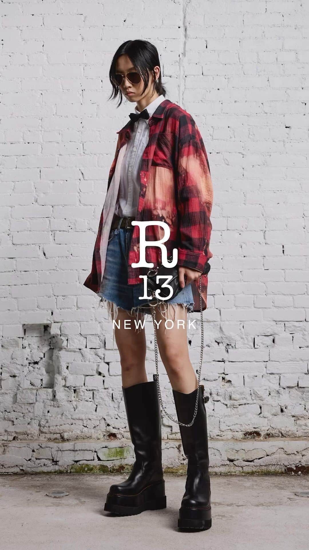 アールサーティーンのインスタグラム：「Rebel Without a Cause.  #r13 #r13denim #fw23」