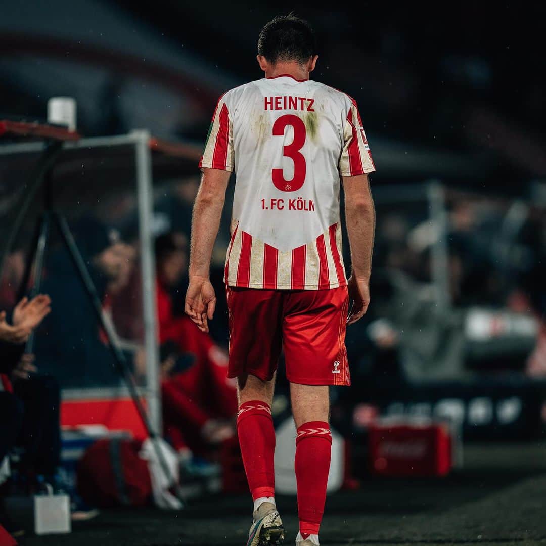 ドミニク・ハインツさんのインスタグラム写真 - (ドミニク・ハインツInstagram)「➕1️⃣⚽️ Wenn auch nicht die erhofften 3 Punkte, stark bis zum Ende gekämpft. Weiter geht‘s 🫵. Danke für die geile Unterstützung von euch 🔥⚽️ @fckoeln」11月5日 6時24分 - heintzi