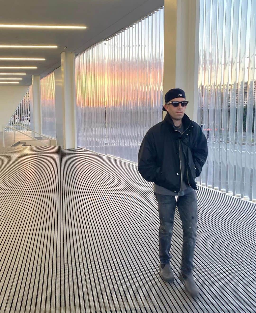 ジョン エリオットのインスタグラム：「Leather Jumper Jacket..a personal fav」