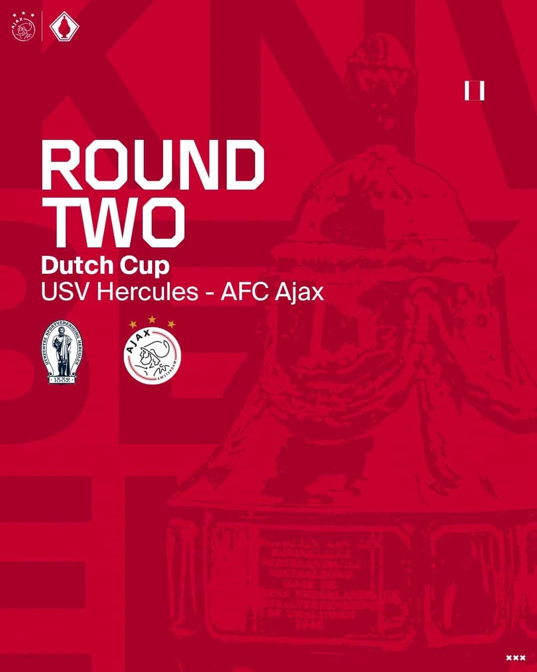アヤックス・アムステルダムさんのインスタグラム写真 - (アヤックス・アムステルダムInstagram)「The draw is in, Ajax's first Dutch Cup opponent is USV Hercules 🏆」11月5日 7時35分 - afcajax