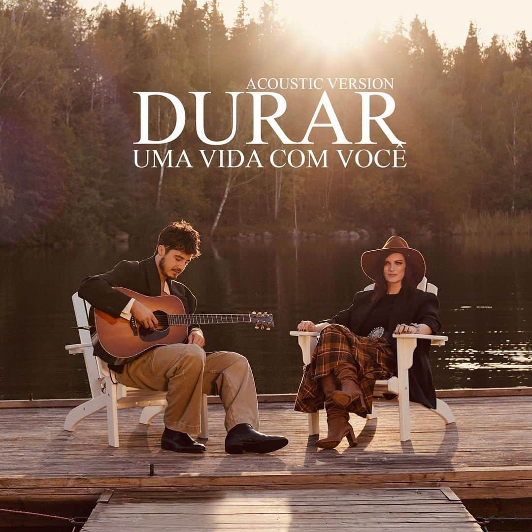 ラウラ・パウジーニのインスタグラム：「DURAR (Uma vida com você) versão acústica com @tiagoiorc está disponível a partir de hoje em todas as plataformas digitais! 🧡 • DURAR (Uma vida com você) acustic version con @tiagoiorc disponibile da oggi su tutte le piattaforme digitali! 🧡 • DURAR (Uma vida com você) versión acústica con @tiagoiorc está disponible desde hoy en todas las plataformas digitales. 🧡 • DURAR (Uma vida com você) acoustic version with @tiagoiorc available from today on all digital platforms! 🧡 • DURAR (Uma vida com você) la version acoustique avec @tiagoiorc disponible dès  Aujourd'hui sur toutes les plateformes numériques !🧡  #durarumavidacomvoce」