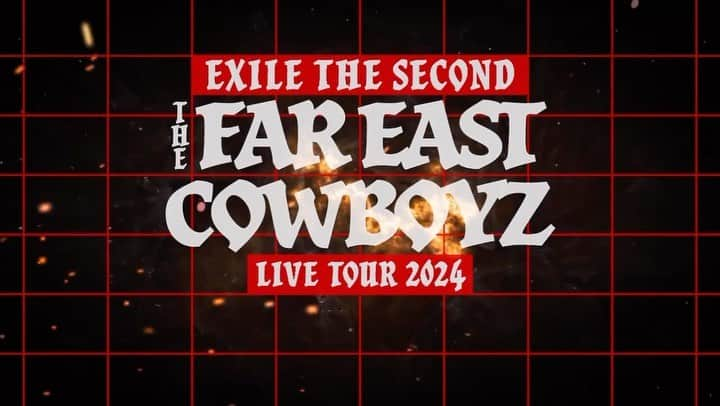 AKIRAのインスタグラム：「THE FAR EAST COWBOYZ  2024年アリーナツアー開催‼  EXILE として2023年 7月22日 台湾 2023 Super Slippa12 出演 12月9日  EXILE海外初単独公演 決定  アジアへ新たな挑戦を果たした5人  2024年  EXILE THE SECOND LIVE TOUR 2024 "THE FAR EAST COWBOYZ" 開催決定!!  アリーナのステージで EXILE THE SECOND が観せる 無限のENTERTAINMENTで日本を席巻!!  JAPANESE SPIRITSと共に 新たな旅が始まる」